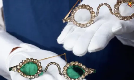 Bejeweled Mughal era glasses with diamonds are expected to fetch up to this amount at public auction