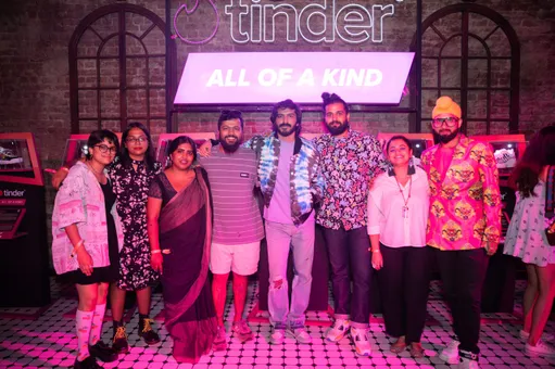 Harshvarrdhan Kapoor joins artists at the launch event of the TinderXFILA 10 unique sneakers collection