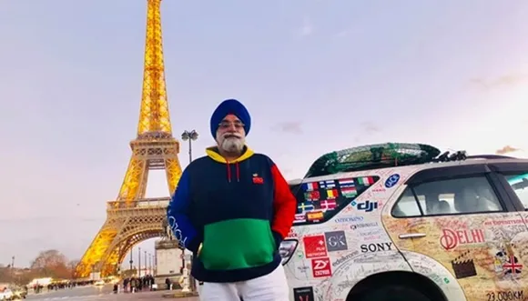 This Sikh Man Travelled From Delhi To UK By Car To Fulfill His Dream Of Epic Road Trip!