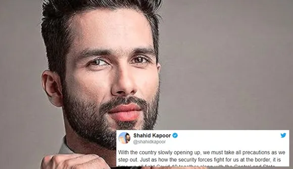 Shahid Kapoor Urges People To Take Precautions As Lockdown Eases