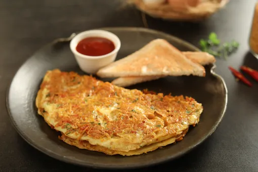 Aloo Bhujia Omelette