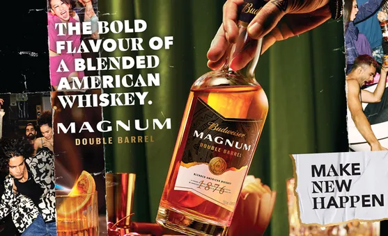 AB InBev India launched Magnum Double Barrel whiskey