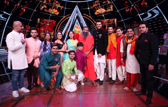 Baba Ramdev And Jawed Ali Join Diwali Special Episode On Indian Idol 10