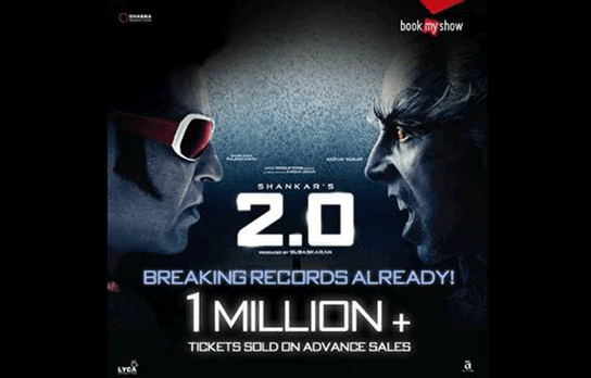 Book My Show Clocks 1 Million Advance Ticket Sales For 2.0