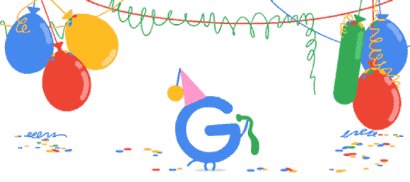googles th birthday hp