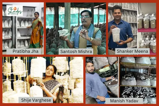 Five mushroom farmers who started with Rs1000 investment and now clock lakhs per month