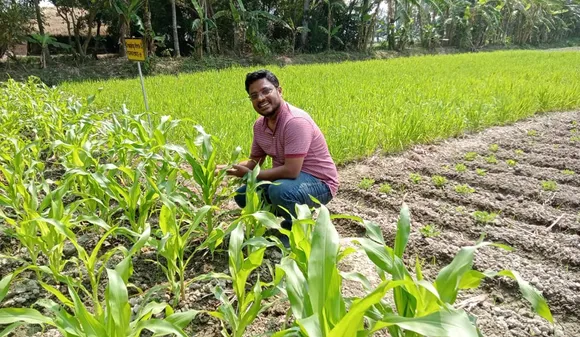 Biplab Das, an MBA grad from IIM-Bangalore, pursues organic farming in the Sundarbans 