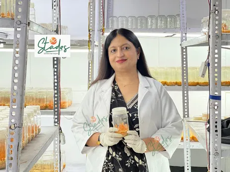 Suman Sakhija in her lab at her Delhi home. Pic: 30Stades 