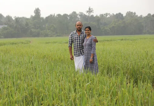 Kerala couple turns barren land into organic paddy farm, sells native rice at up to Rs225 per kg