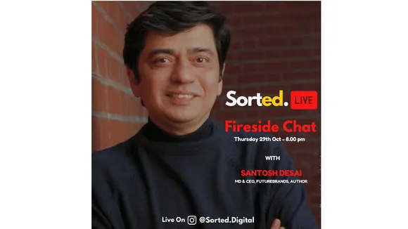 Fireside Chat with Santosh Desai- Sorted LIVE- on Instagram