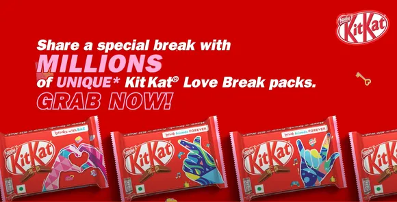 Nestlé KitKat has 3 different packs to celebrate each relationship