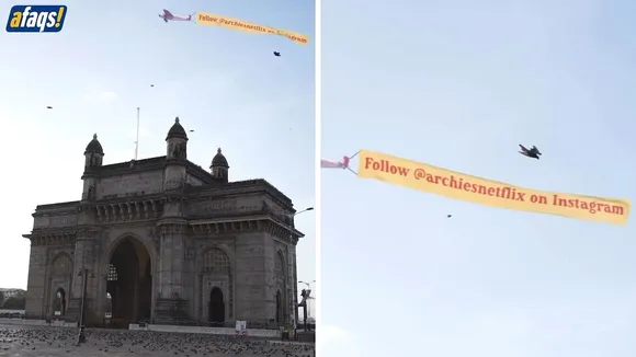 Netflix flies ‘The Archies’ banner over The Gateway of India