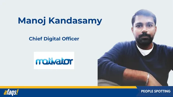 Manoj Kandasamy joins Motivator as Chief Digital Officer