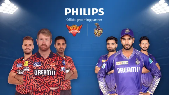 Philips India is the official grooming partner of Sunrisers Hyderabad & Kolkata Knight Riders for IPL 2024
