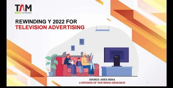 TV ad volume grew in 2022 over 2021, albeit only slightly: TAM AdEx report
