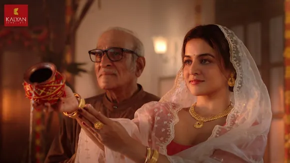 Kalyan Jewellers launches Chhath Puja campaign with Wamiqa Gabbi and Mohan Agashe