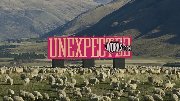 DDB reveals new brand promise with a billboard on a sheep farm in Garston, New Zealand