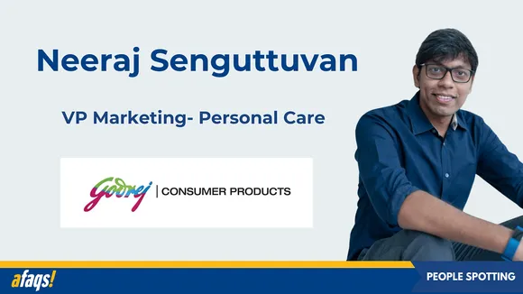 Godrej Consumer Products elevates Neeraj Senguttuvan as VP marketing of personal care