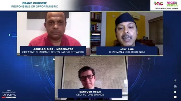 Brand Purpose: Responsible or Opportunistic? BBDO's Josy Paul and Future Brands' Santosh Desai debate...
