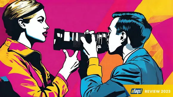 Beyond traditional mediums, where did brands advertise in 2023?