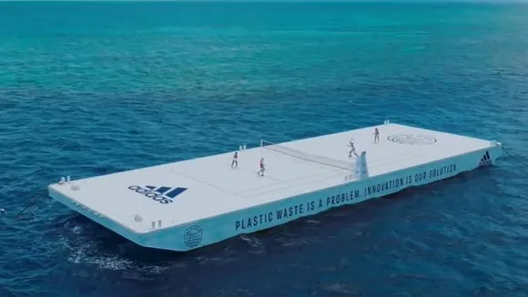 Adidas drops a tennis court on The Great Barrier Reef on the sidelines of the Australian Open