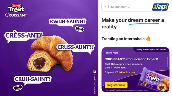 Britannia aims to change the perception of croissants with unique pronunciation internship programme