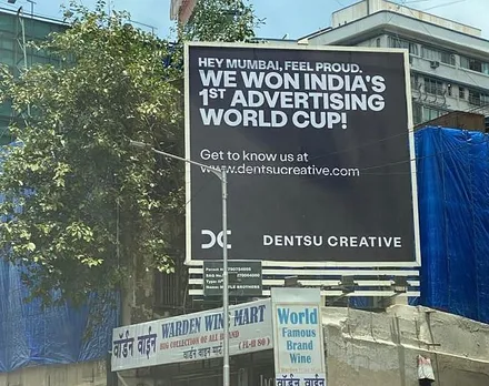Dentsu puts up OOH ads celebrating Cannes Lions wins