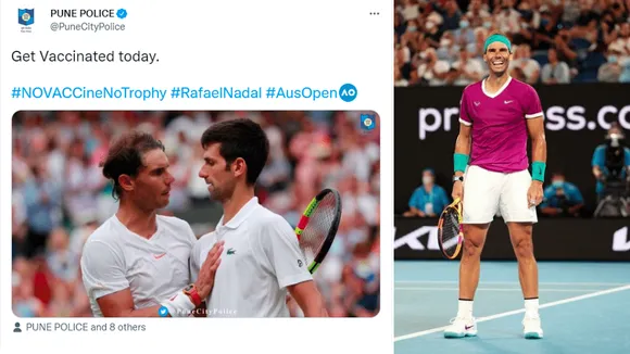Nike, Swiggy, Dunzo, Kia Motors, Pune & Mumbai Police revel in Nadal's 21st Grand Slam win