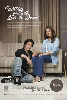 D'Décor unveils heartfelt campaign 'Curtains You Will Love to Draw' starring Gauri Khan and Shahrukh Khan