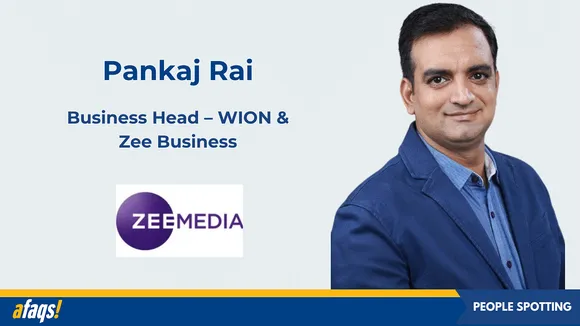Zee Media Corporation appoints Pankaj Rai as new business head – WION & Zee Business 