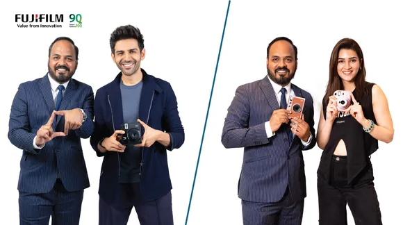 FUJIFILM India INSTAX captures Kartik Aaryan and Kriti Sanon as brand ambassadors