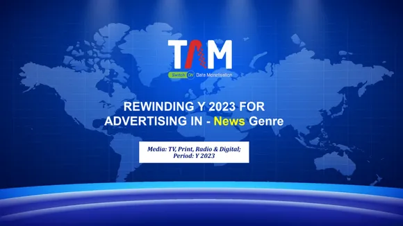 Advertising in News genre surpasses pre-pandemic levels with 6% growth in 2023 over 2019: TAM AdEx