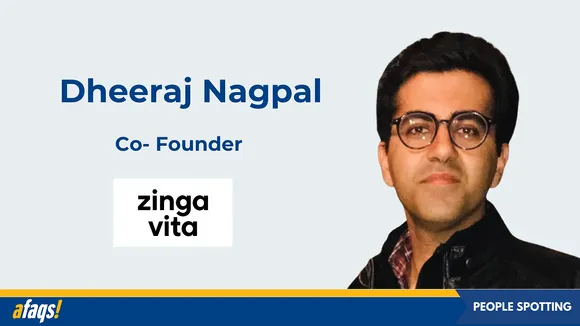 Dheeraj Nagpal joins Zingavita as co-founder