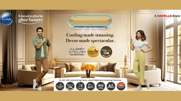 Lloyd unveils its first designer AC with a new campaign ft. Deepika Padukone and Ranveer Singh