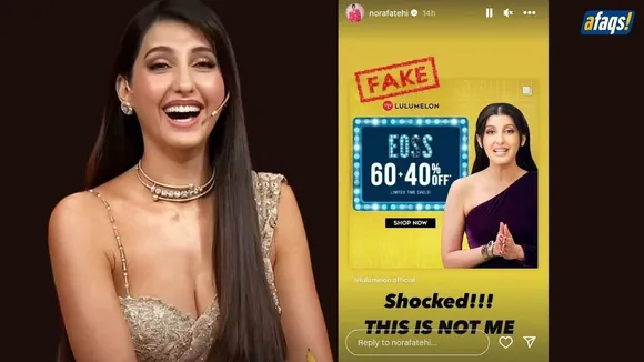Nora Fatehi exposes the brand's use of deepfake in a promotional advertisement: Report