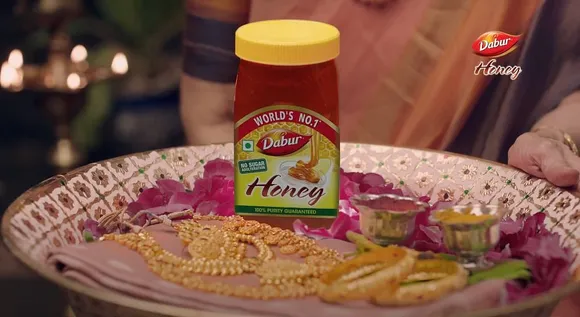 Dabur's latest regional ad compares honey to 24k gold