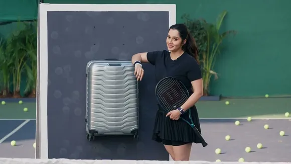 Sania Mirza serves for Samsonite in this latest spot