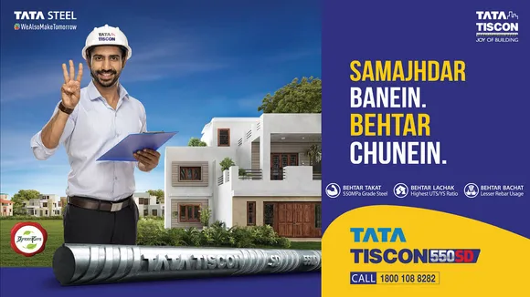Tata Tiscon unveils first-ever digital campaign "Samajhdar Banein, Behtar Chunein" with first in industry innovations 