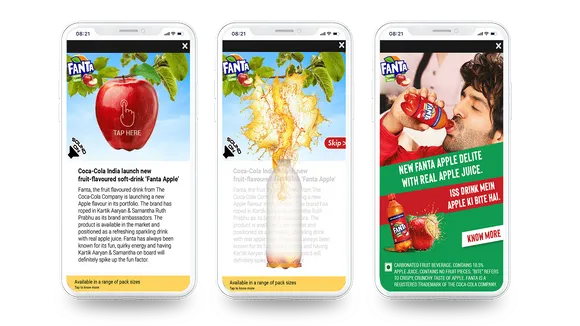 Fanta & mCanvas’ Sensory-Rich Mobile Ad for Apple Delite Reaches 15 MN Users