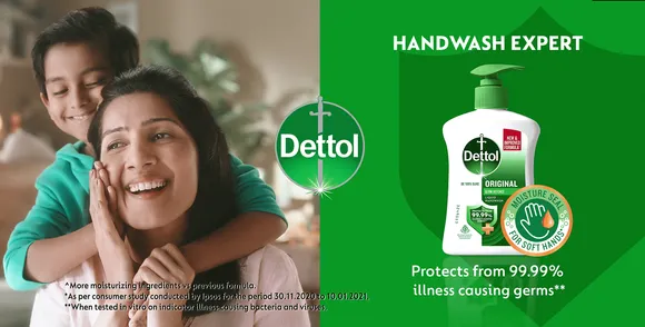 Dettol releases new campaign urging to use handwash liquid rather than soap 