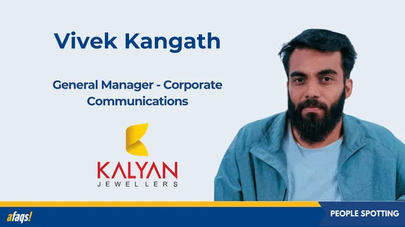 Kalyan Jewellers India onboards Vivek Kangath as general manager of corporate communications