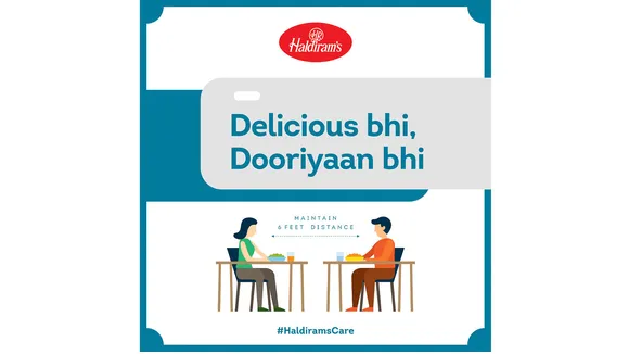 HaldiramsCare campaign for a safe customer experience