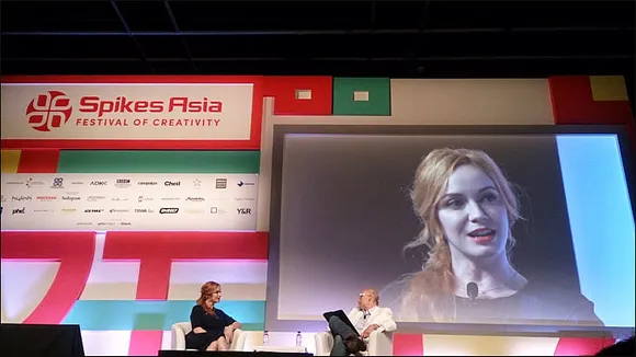 Spikes Asia 2015: Mad Men's Joan Holloway, in the flesh