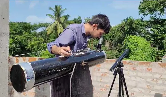 পিভিসি পাইপ নাকি টেলিস্কোপ? চিন্তা বাড়ালেন শিক্ষক