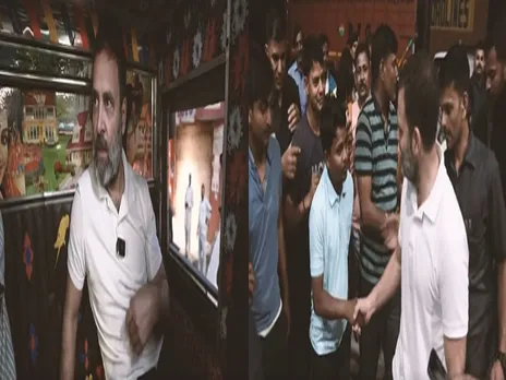 ভারত যাত্রার পর এবার 'রাহুলের ট্রাক যাত্রা,' শুনলেন 'মন কি বাত'!