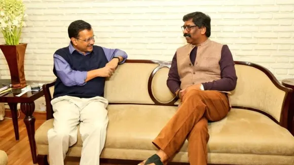 Arvind Kejriwal meets Jharkhand CM Hemant Soren in Delhi, calls it  'courtesy meet' - India Today