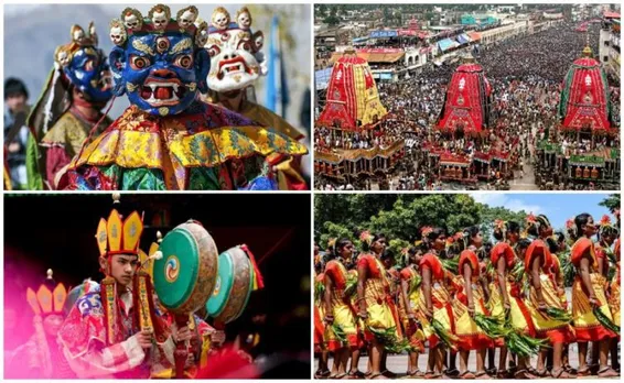 বর্ষার উৎসবে মাতোয়ারা ভারত