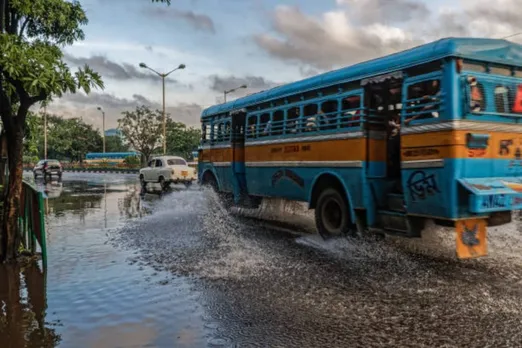 Drainage pumping station to clear waterlogged Kolkata street