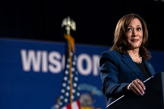 Kamala Harris Leans Into "Fight For The Future" Contrast With Donald Trump
