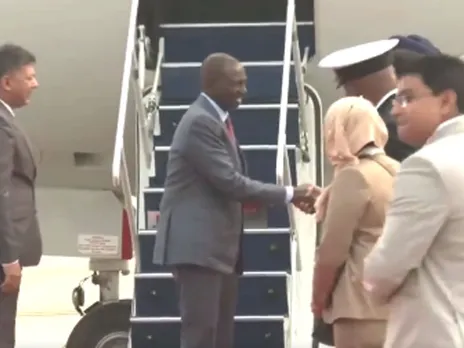 Kenyan President visited India for the first time